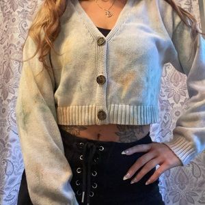 Pastel cropped cardigan